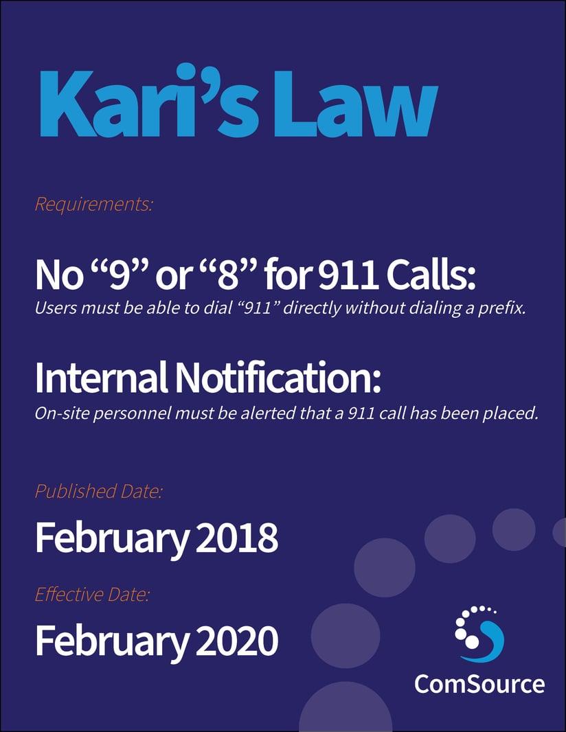 Kari's Law & the Ray Baum Act